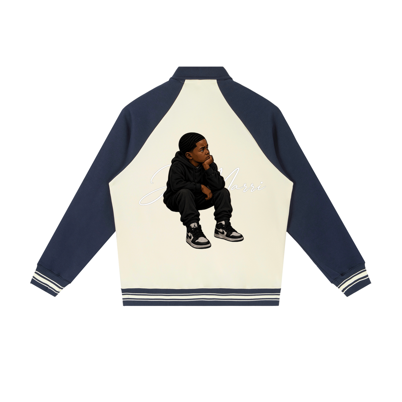 JustMarri x D.O.E Baseball Jacket