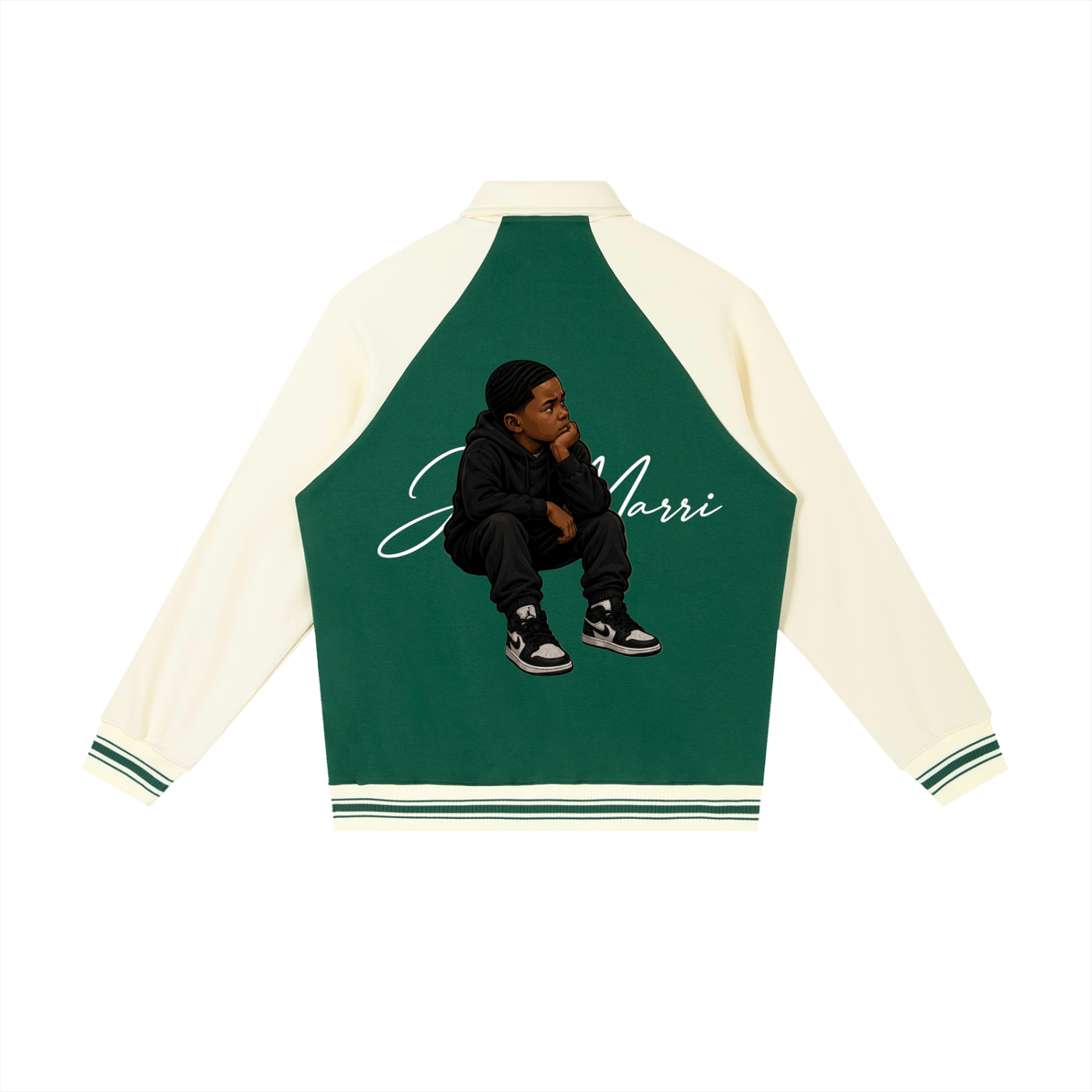 JustMarri x D.O.E Baseball Jacket